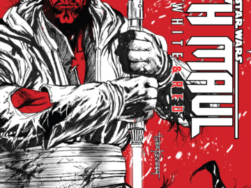 Darth Maul Black White Red 002 Cover