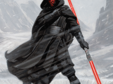 Darth Maul Black White Red 004 Cover