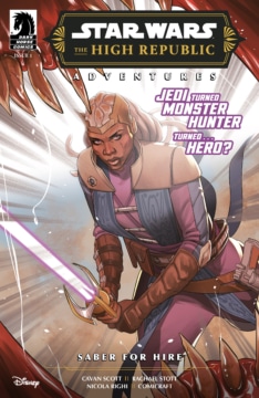 Star Wars The High Republic Adventures Saber For Hire 001 Cover
